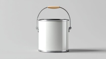 Paint bucket mockup for branding, advertising, and product presentation