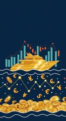Financial Success: Yacht & Currency Chart