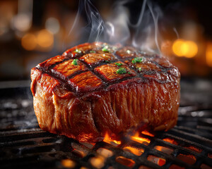 Steak created with Generative AI Technology, ai, generative