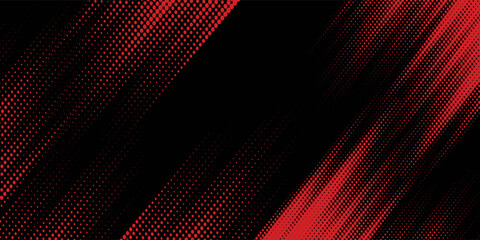 Halftone dots red and blue color pattern gradient grunge texture background. Dot pop art comic sport style vector illustration. modern background