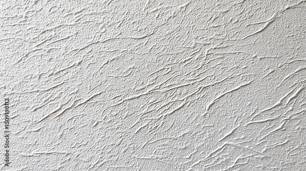 Poster textured white surface creating dynamic linear patterns, generating geometric abstract shapes with v