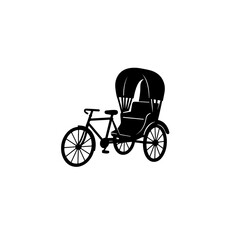 রিকশা vector art 