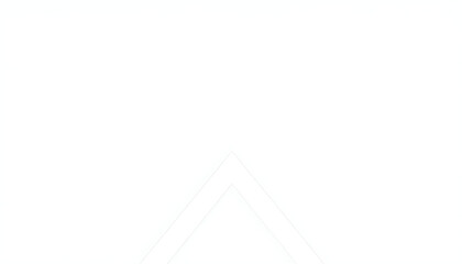 Simple angular silhouette design representing an upward arrow or growth concept