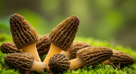 Morel Mushroom Bounty A Forager s Delight Wild Edibles Spring Harvest Gourmet Food Forest Floor