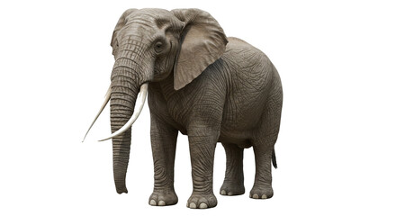 Magnificent African Elephant Portrait Standing Tall Wildlife Conservation Animal Kingdom Strength