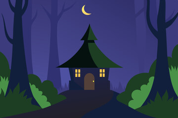 castle in the night