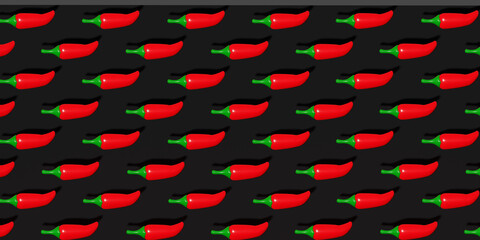 Pattern of pepper. 3d render.