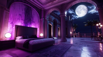 Moonlight Bedroom Terrace, Ocean View, Luxury Villa
