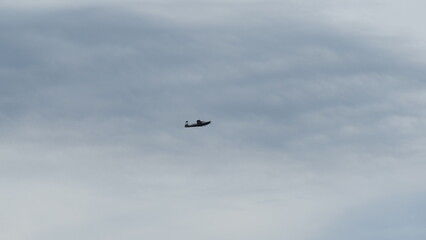 Fototapeta premium helicopter in flight