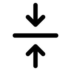 vertical center alignment icon	