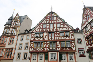 Fototapeta premium Street in Bernkastel-Kues in Germany 