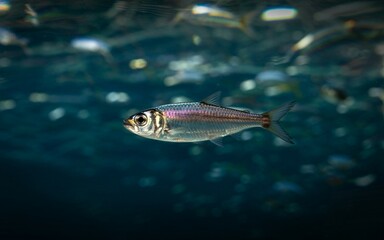 Small, oily, fast-growing fish, known for its strong flavor