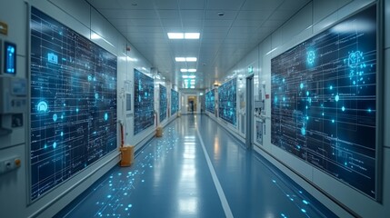A smart hospital using IoT to track patient health, monitor equipment, and automate medical records --ar 16:9 --stylize 750 --v 6.1 Job ID: fb9960ce-4bf7-47c9-b90e-1a38e3d22f5a