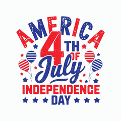 America 4th of july independence day t shirt design