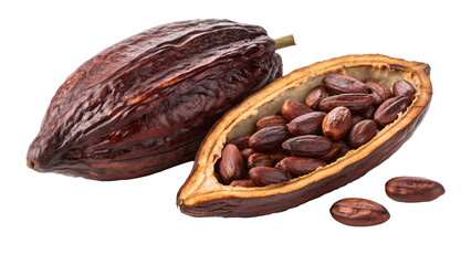 Cocoa Pod with Natural Shell