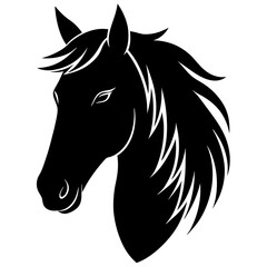 horse head silhouette