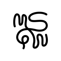 Simple Maze Game Vector Illustration