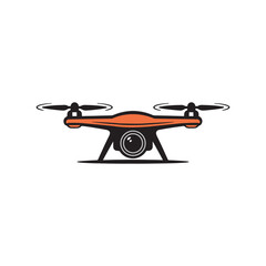 Unique drone logo Modern and minimalist vector and abstract logo