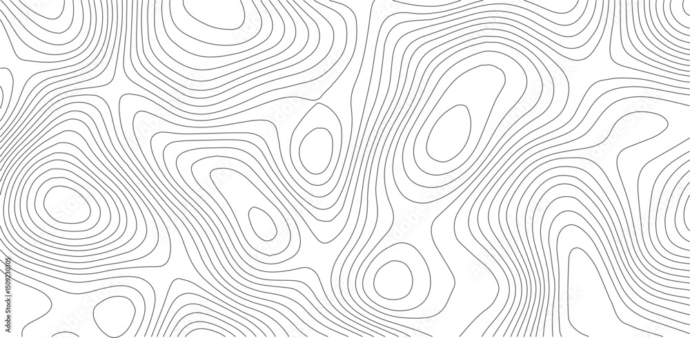 Fototapete topography background. vector banner. topography background. vector geographic contour map. backgrou