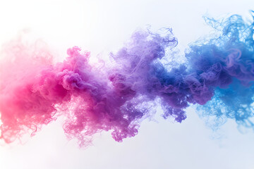 Deep pink, purple,blue, pavorwave color smoke  for design element