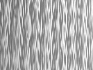 Obraz premium Textured wall design with wavy patterns in a modern interior setting during daylight hours