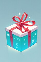 gift box with ribbon