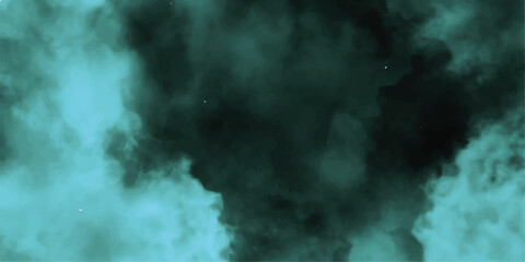 Abstract blue misty fog on isolated black background. Smoke stage studio. Texture overlays.grunge texture. copy space.Creating Perfect Fog Effect for Artistic and Creative Projects.