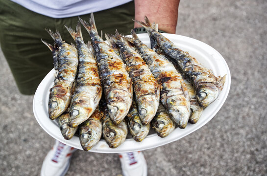Sardine Festival, in Cand&aacute;s, Asturias, Spain. 