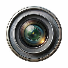 camera lens isolated on white