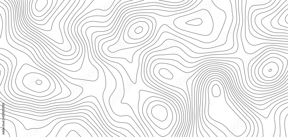 Fototapete topography background. vector banner. topography background. vector geographic contour map. backgrou