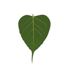 Bo leaf , Sacred fig leaf Vector for Vesak Day &ndash; Sacred Buddhist Symbol Illustration