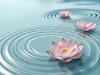  Serene Lotus Bloom on Dark Water