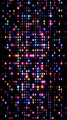 Vibrant Neon Light Display: Dynamic Abstract Geometric Pattern with Intense Color Gradient and Modern Digital Art Aesthetic.