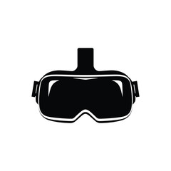 Vr headset silhouette