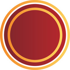 Stylish Red and Gold Label Arrangements