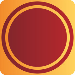 Artistic Frames in Red and Gold Shades