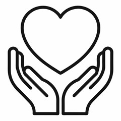 Fototapeta premium heart in hands