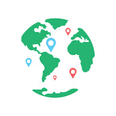 Location Icon Vector Design.