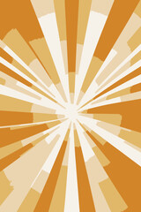 Golden Burst Background - Abstract Orange and White Rays - Festive Sunbeam Design for Greetings- Modern Wallpaper Effect