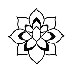 vector illustration of a flower