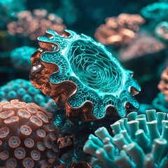 coral reef in the sea