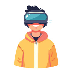 Professional Vector Illustration of Stylish Modern Guy in Flat Style for Creative Projects