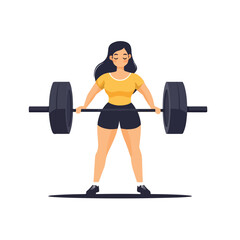 Professional Weight and Fitness Concept Vector Illustration for Health and Exercise Promotion