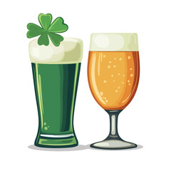 St. Patrick's Day Related Icon Vector Illustration for Festive Designs