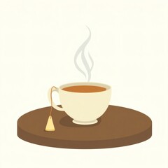 Obraz premium cup of coffee with steam