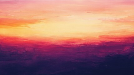 Obraz premium A sunset-inspired gradient of paint, blending warm oranges, pinks, and purples
