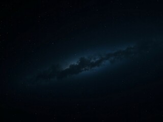 Fototapeta premium Night sky with stars sparkling on black background