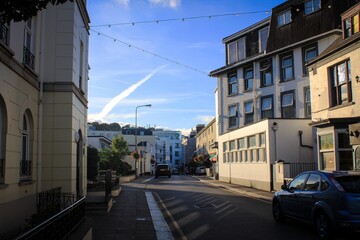 Old town of Saint Helier streets, Bailwick of Jersey, Channel Islands