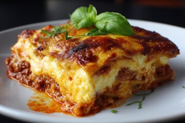 Lasagne Bolognese Ofengericht Pasta Auflauf Italienisches Essen Schichtgericht Käse überbacken Hackfleisch Nudelgericht Hausmannskost Familienessen Klassisch Rezept Italienisch Original Heiß