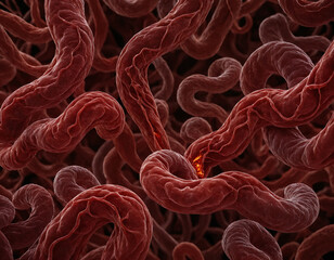 .The formation of blood clots in blood vessels.